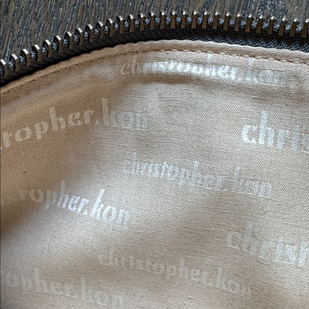 CHRISTOPHER KON™️ Gray Leather Men's Clutch - Picture 5 of 11